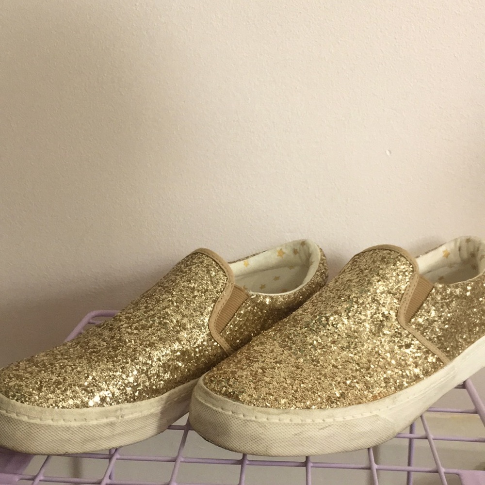 Sparkly Skip On Sneakers